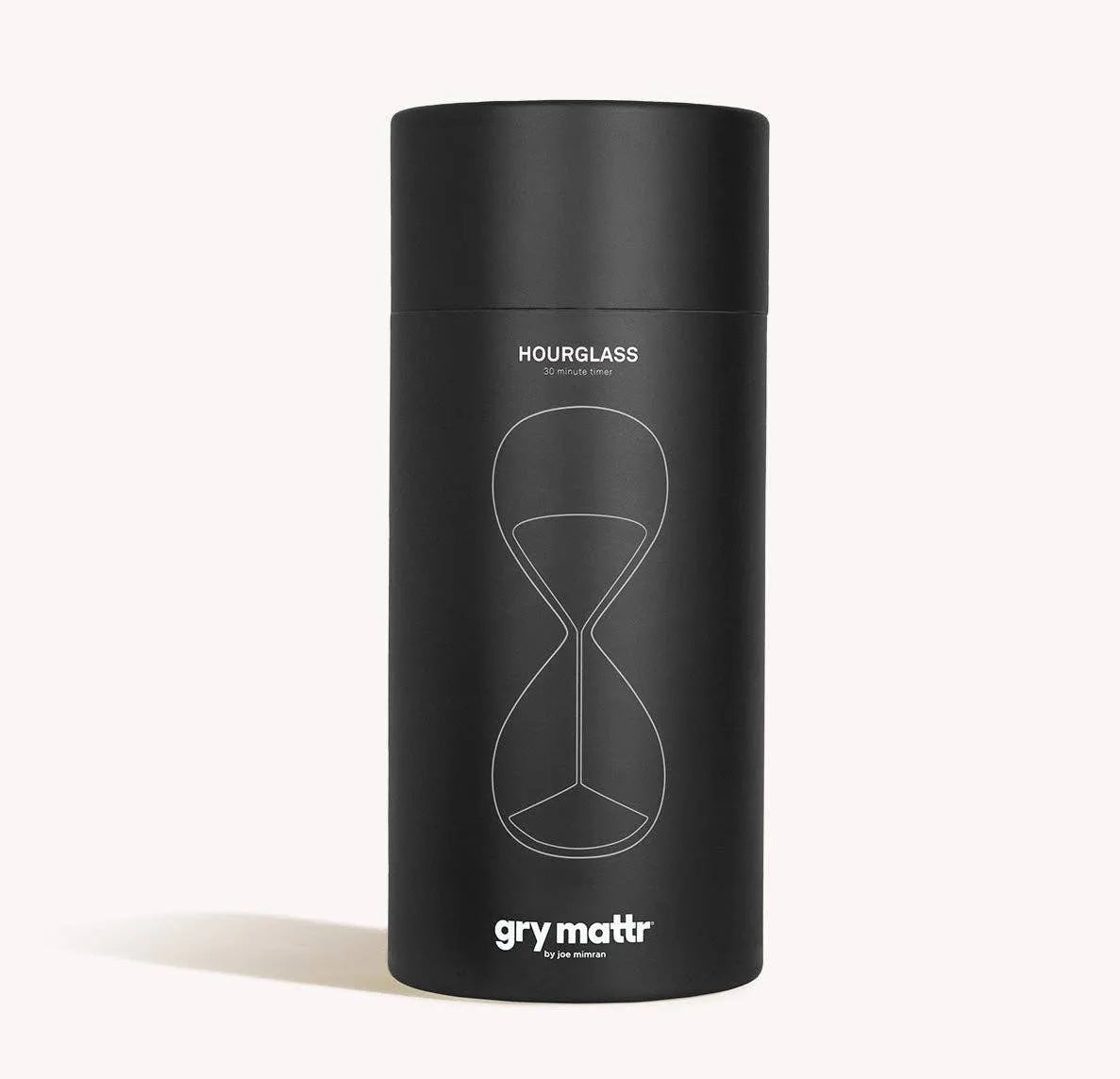 Gry Mattr by Joe Mimran · 30 min Desktop Hourglass · Jet | socius design in Rochester, MN