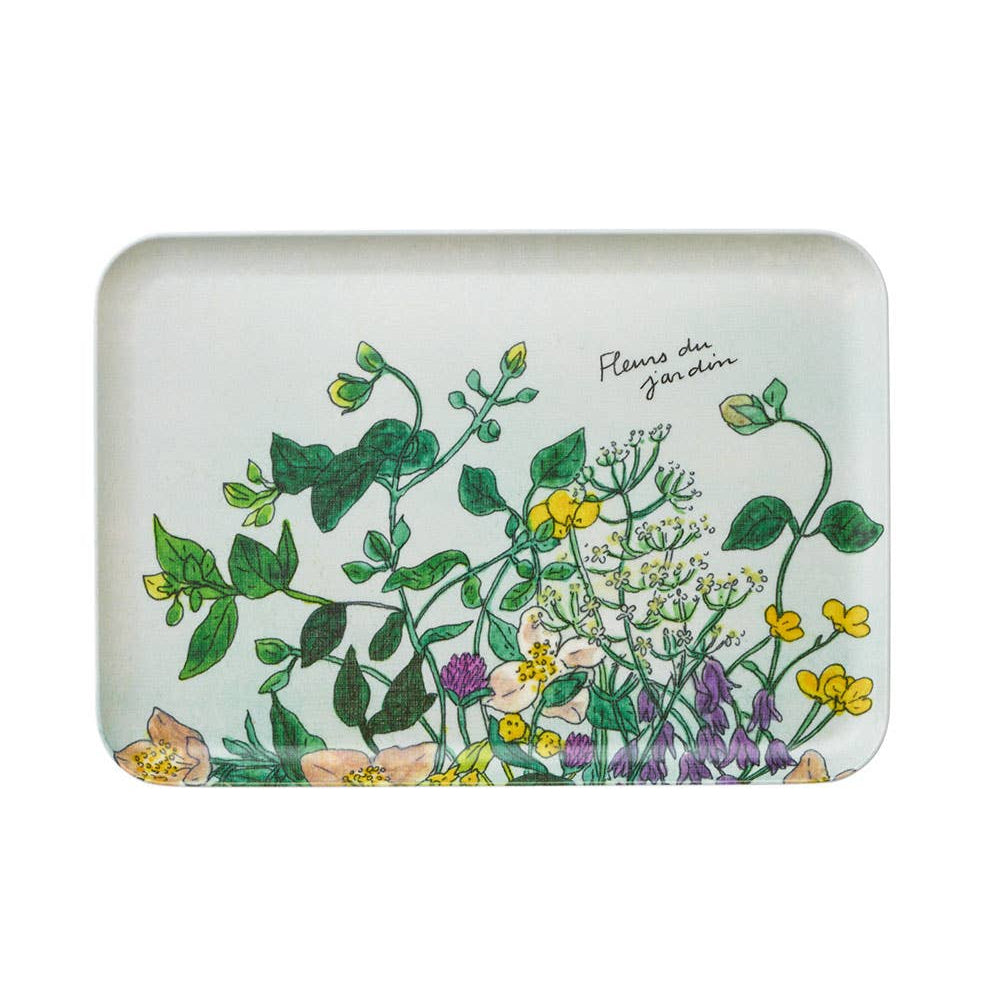 Isabelle Boinot Fleur Sauvage Linen Coated Tray · Medium | socius design | Rochester, MN