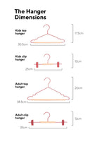 Mustard Made · Adult Clip Hangers in Berry | socius design in Rochester, MN