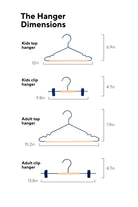 Mustard Made · Adult Clip Hangers in Navy | socius design in Rochester, MN