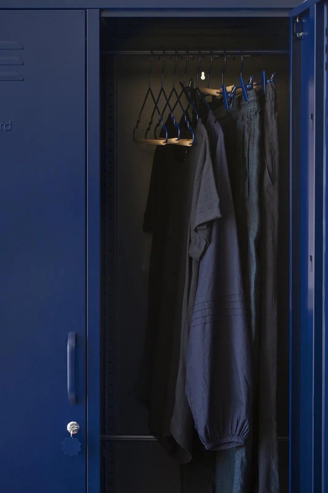 Mustard Made · Adult Clip Hangers in Navy | socius design in Rochester, MN