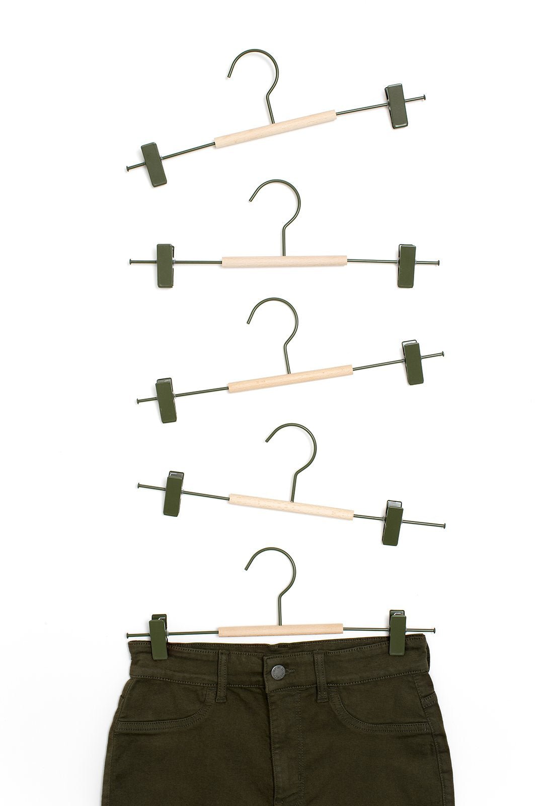 Mustard Made · Adult Clip Hangers in Olive | socius design in Rochester, MN