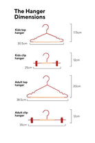 Mustard Made · Adult Clip Hangers in Poppy | socius design in Rochester, MN