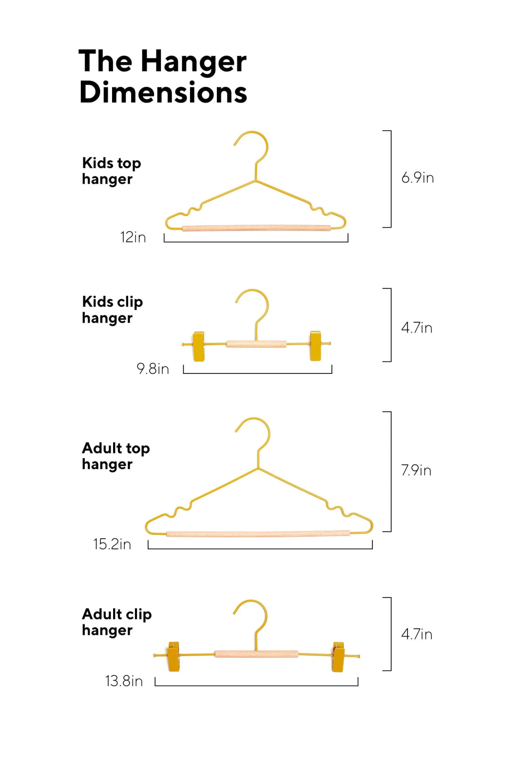 Mustard Made · Adult Top Hangers in Mustard | socius design in Rochester, MN