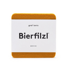 Graf Lantz · Bierfilzl Merino Wool Felt Square Coaster 4 - Pack · Turmeric | socius design in Rochester, MN