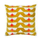 Christina Lundsteen · Brie Cushion in Golden Olive - Sky Blue - Tomato | socius design in Rochester, MN