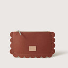 Graf Lantz · Deco Edge Merino Wool Clutch · Terracotta Vachetta | socius design in Rochester, MN