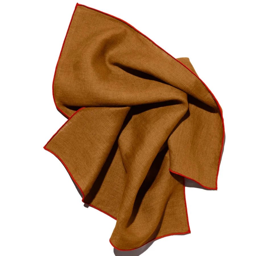 MADRE Linen · Dulche de Leche 18" sq Linen Napkin Set · MADRE Linen | socius design in Rochester, MN