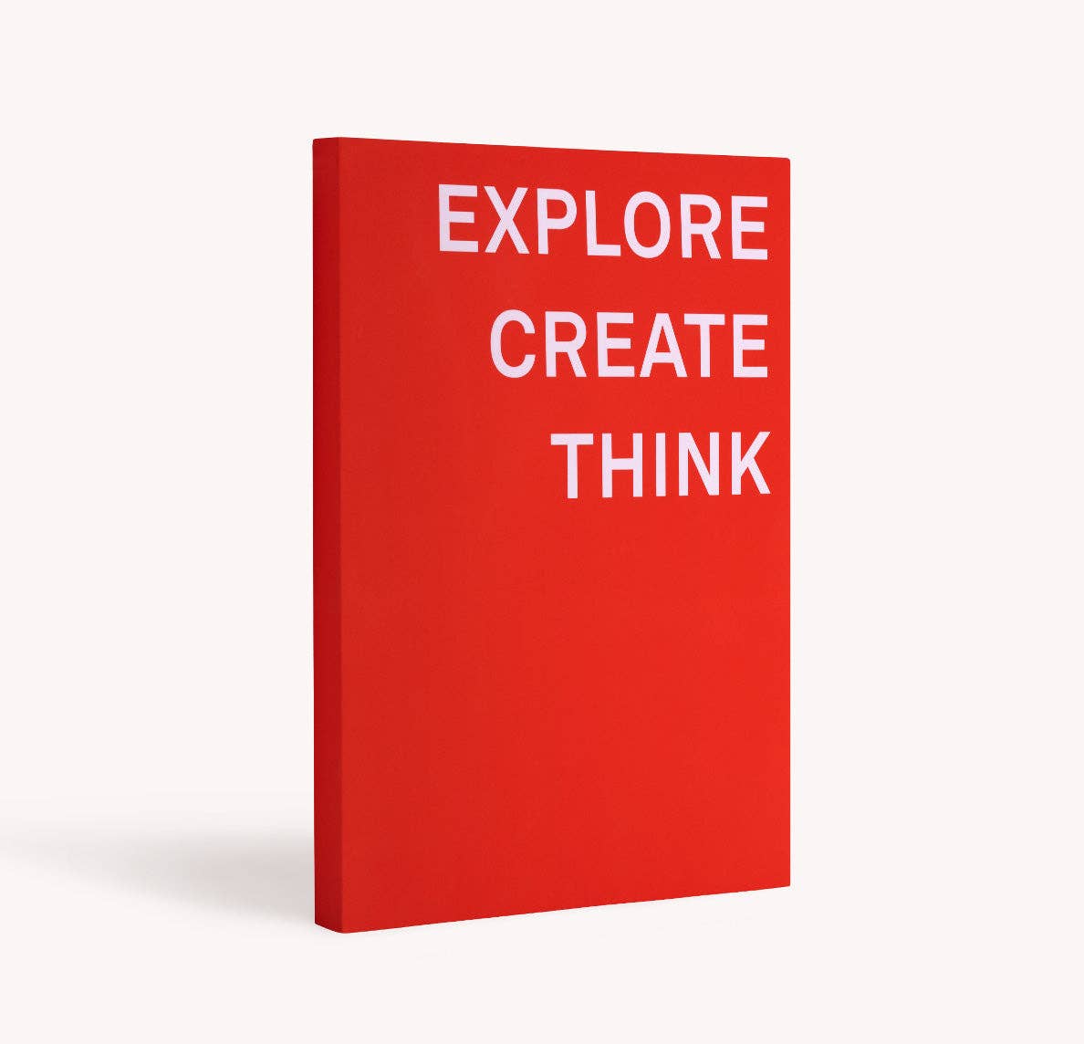 Gry Mattr by Joe Mimran · Explore - Create - Think Notebook with Soft Touch Cover · Poppy | socius design in Rochester, MN