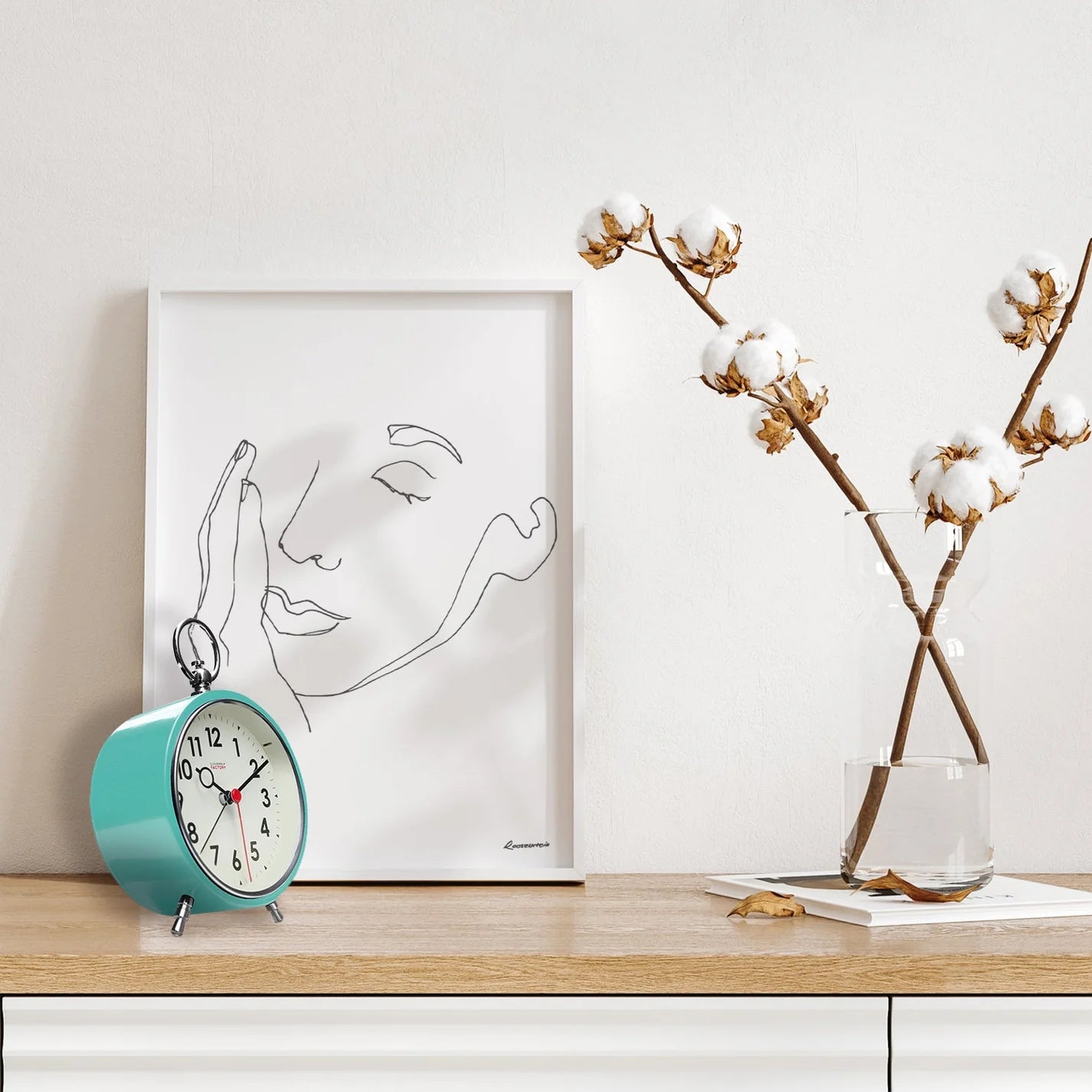 Cloudnola · Factory Turquoise Alarm Clock | socius design in Rochester, MN