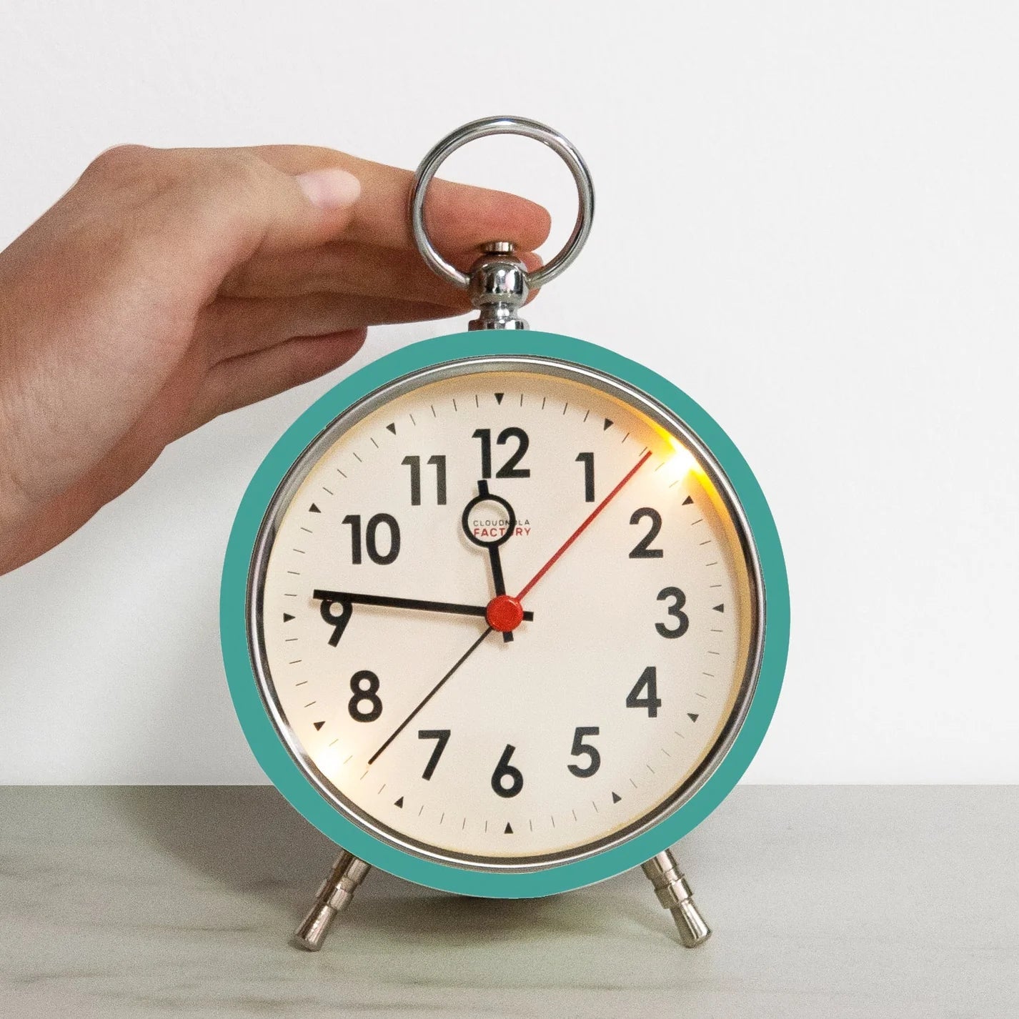 Cloudnola · Factory Turquoise Alarm Clock | socius design in Rochester, MN