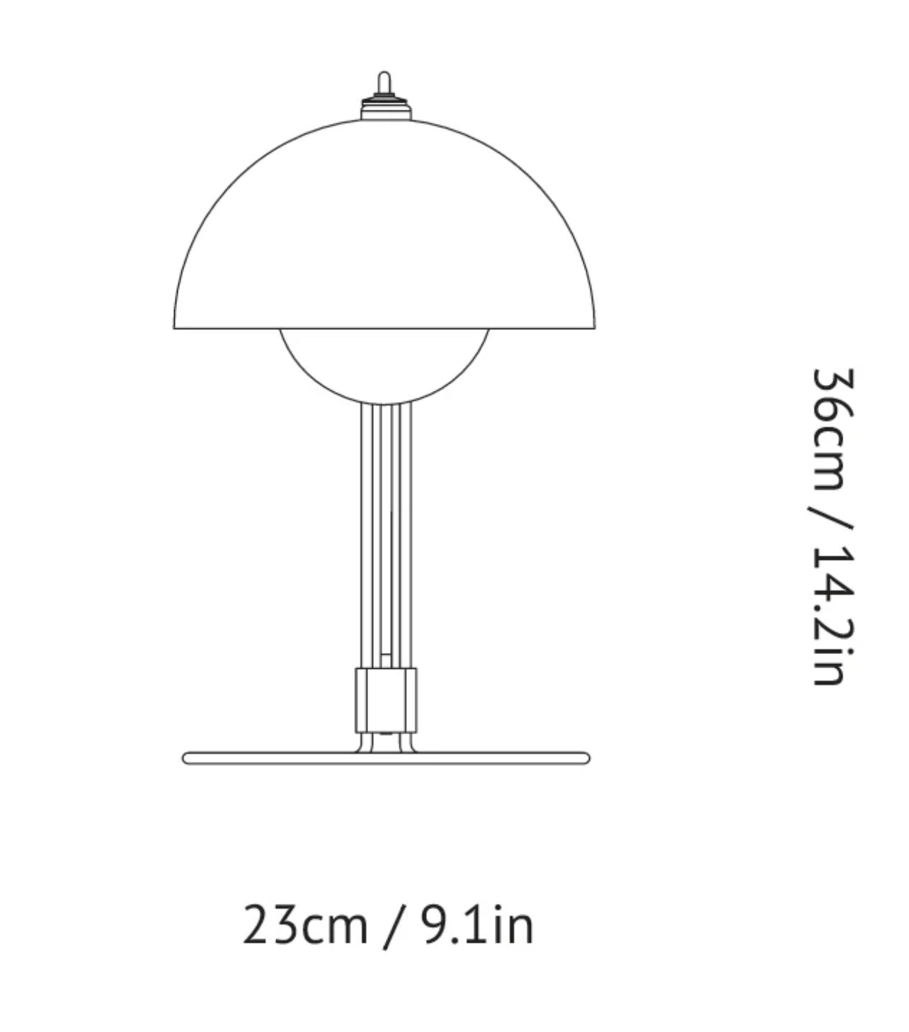 &Tradition · Flowerpot VP4 Table Lamp | socius design in Rochester, MN
