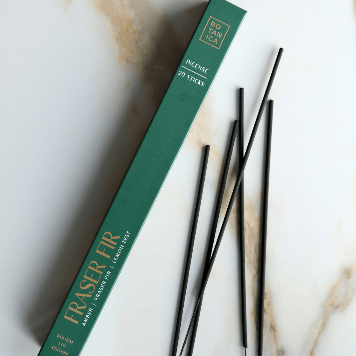 BOTANICA · Fraser Fir Incense · Ltd. Edition Holiday Collection | socius design in Rochester, MN