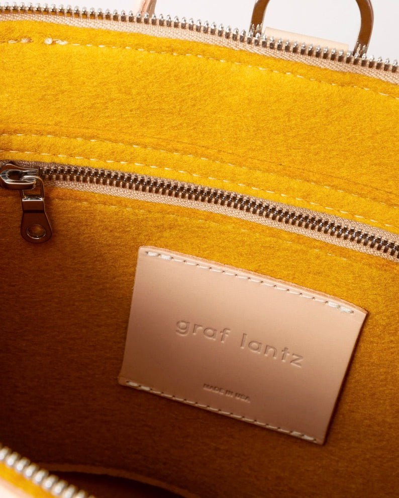 Graf Lantz · Graf Lantz Bedford Merino Wool Felt Backpack · Dijon | socius design in Rochester, MN