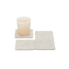 Graf Lantz · Graf Lantz · Bierfilzl Merino Wool Square Coaster 4 Pack · Heather White | socius design in Rochester, MN