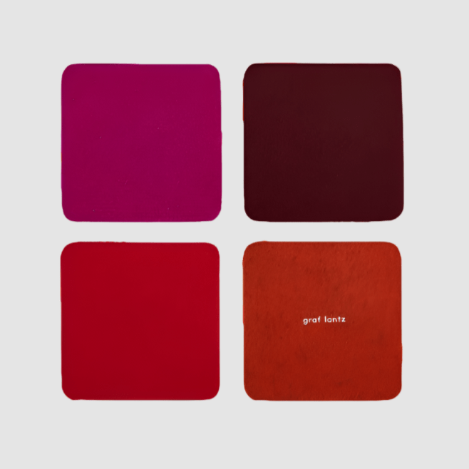 Graf Lantz · Graf Lantz · Bierfilzl Merino Wool Square Coaster Multi 4 Pack · Bordeaux | socius design in Rochester, MN