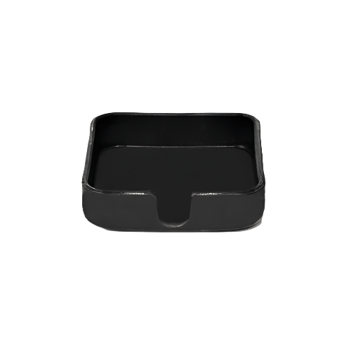 Graf Lantz · Graf Lantz Kobon Leather Square Tray · Black | socius design in Rochester, MN