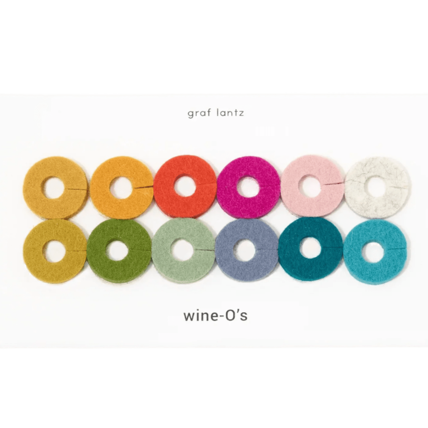 Graf Lantz · Graf Lantz · Wine - O's Merino Wool Round Wine Markers · Paradise | socius design in Rochester, MN