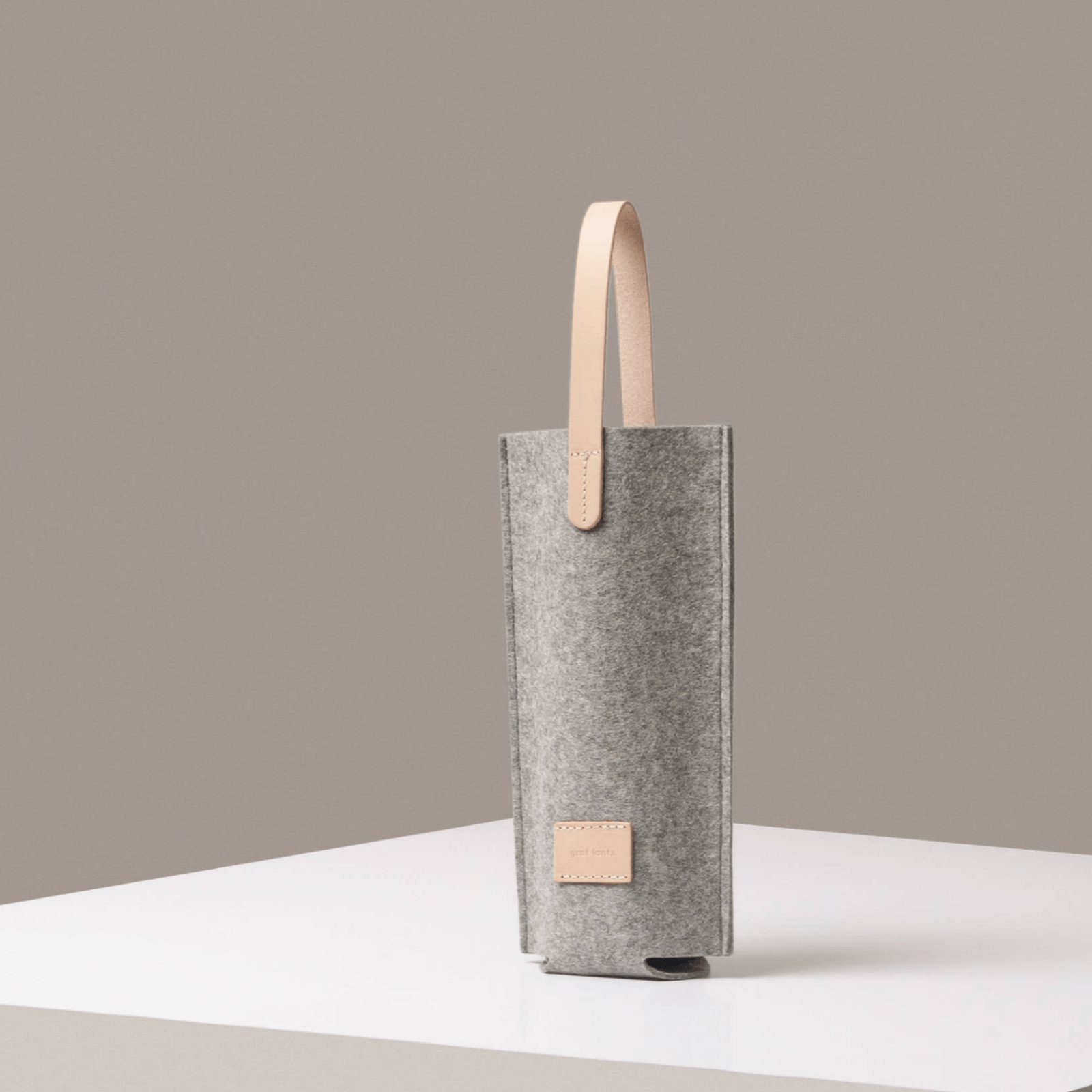 Graf Lantz · Hana Merino Wool Bottle Bag · Granite | socius design in Rochester, MN