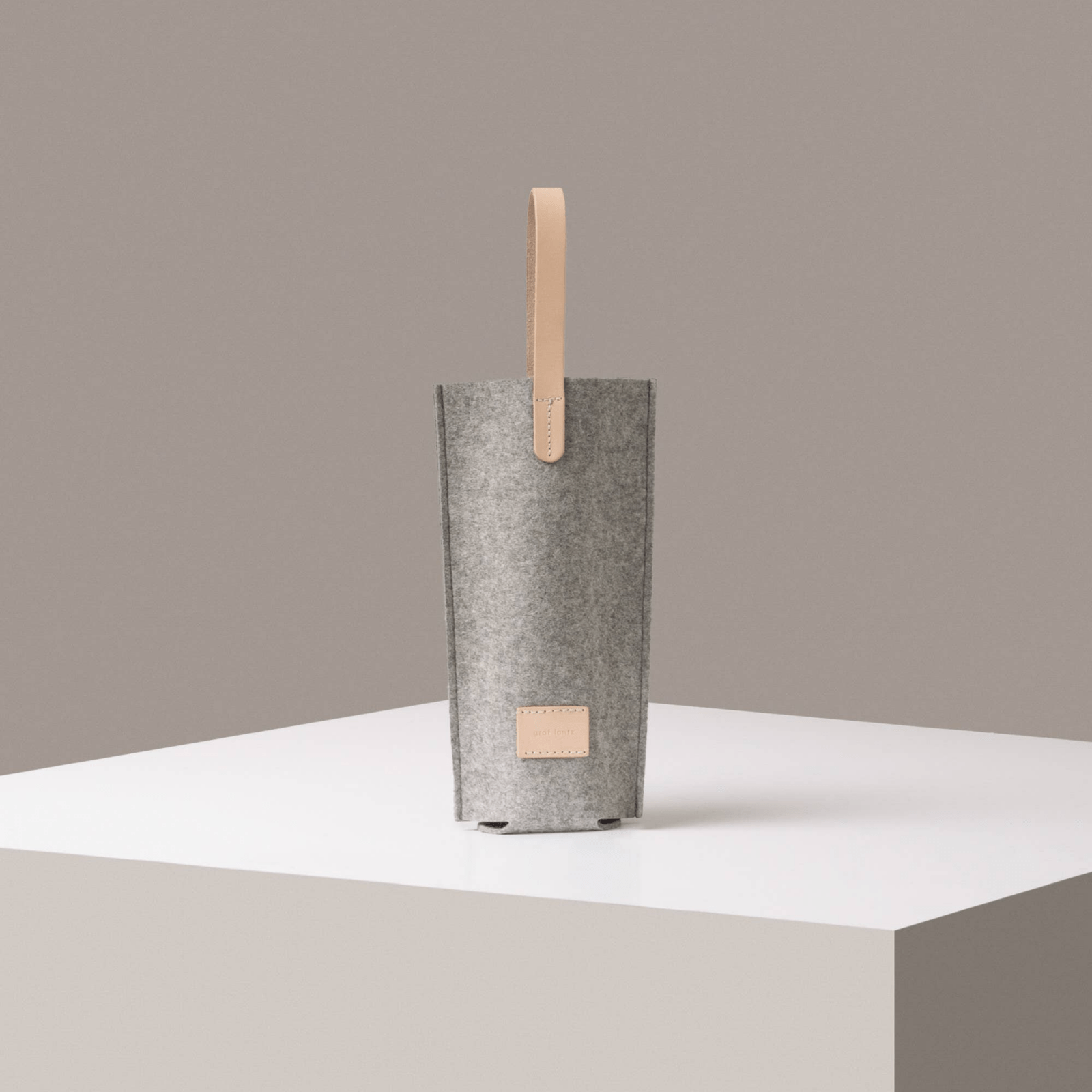 Graf Lantz · Hana Merino Wool Bottle Bag · Granite | socius design in Rochester, MN