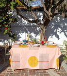 Block Shop · Hand Block - Printed Metronome Table Cloth · Peach | socius design in Rochester, MN