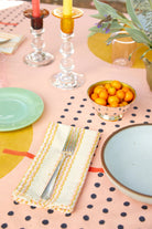 Block Shop · Hand Block - Printed Metronome Table Cloth · Peach | socius design in Rochester, MN