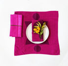 Block Shop · Hand Block - Printed Otto Napkin Set · Plum | socius design in Rochester, MN