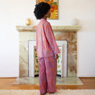 Block Shop · Hand Block - printed Pajama Set in Kingfisher | socius design in Rochester, MN