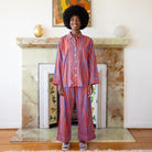 Block Shop · Hand Block - printed Pajama Set in Kingfisher | socius design in Rochester, MN