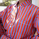 Block Shop · Hand Block - printed Pajama Set in Kingfisher | socius design in Rochester, MN