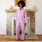 Block Shop · Hand Block - printed Pajama Set in Phlox | socius design in Rochester, MN
