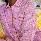 Block Shop · Hand Block - printed Pajama Set in Phlox | socius design in Rochester, MN
