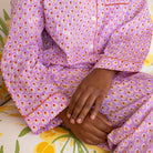 Block Shop · Hand Block - printed Pajama Set in Phlox | socius design in Rochester, MN