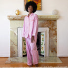 Block Shop · Hand Block - printed Pajama Set in Phlox | socius design in Rochester, MN