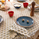 Block Shop · Hand Block - Printed Peacock Napkin Set · Ochre | socius design in Rochester, MN