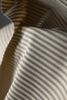 MERCHANT & MILLS · Jones Black Organic Ticking Fabric Remnant | socius design in Rochester, MN