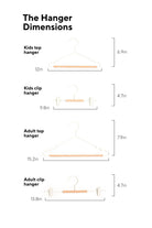 Mustard Made US · Kids Clip Hangers in Chalk | socius design in Rochester, MN