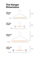Mustard Made US · Kids Clip Hangers in Lilac | socius design in Rochester, MN