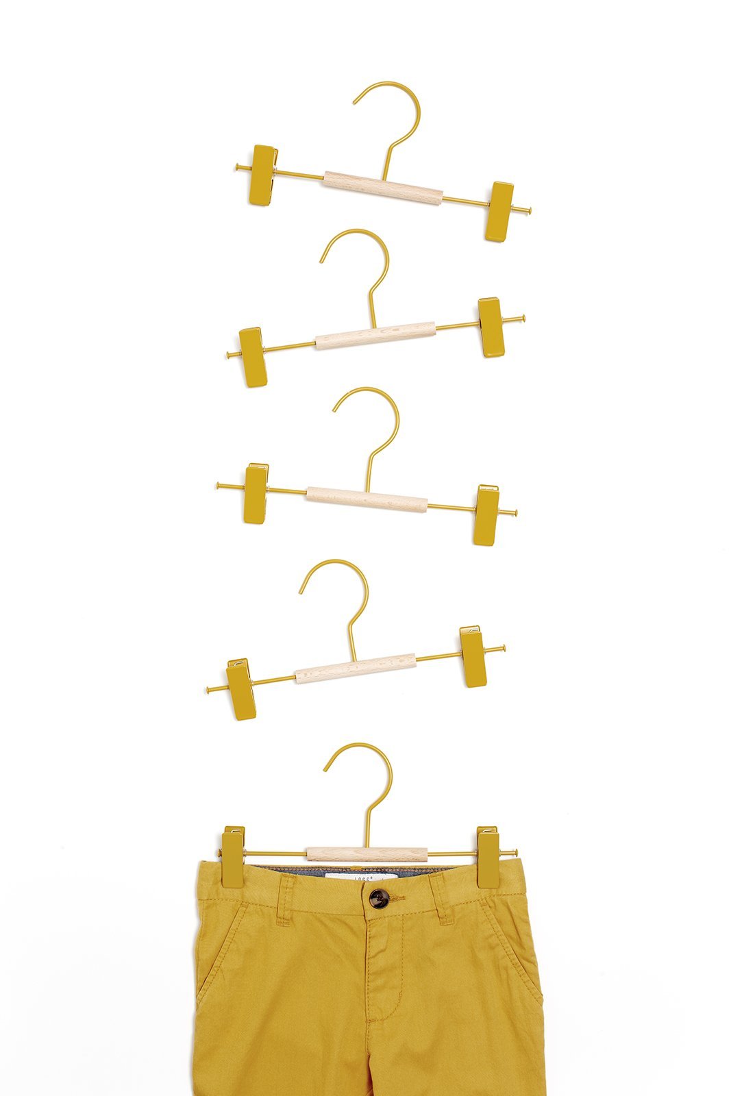 Mustard Made US · Kids Clip Hangers in Mustard | socius design in Rochester, MN