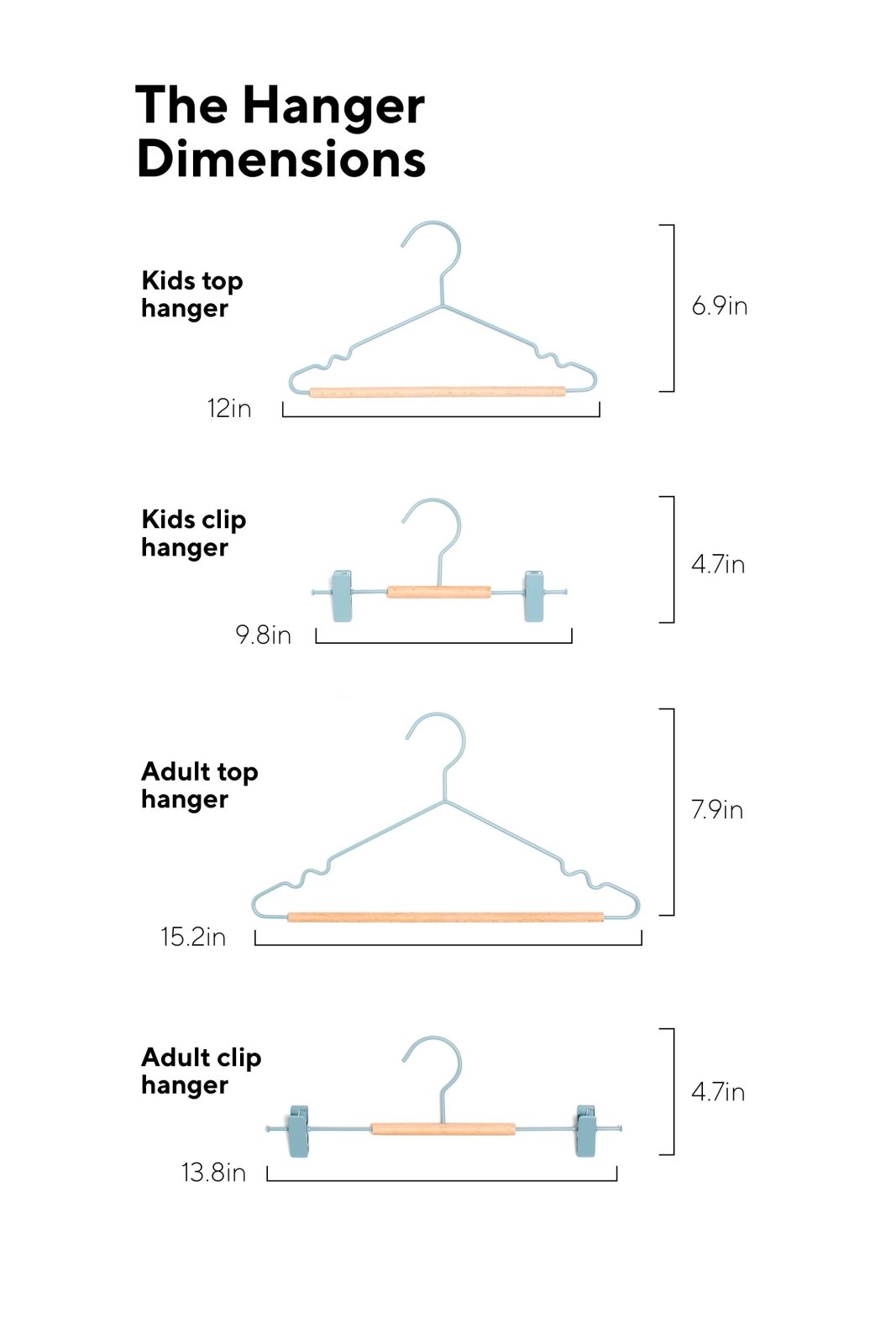 Mustard Made US · Kids Clip Hangers in Ocean | socius design in Rochester, MN