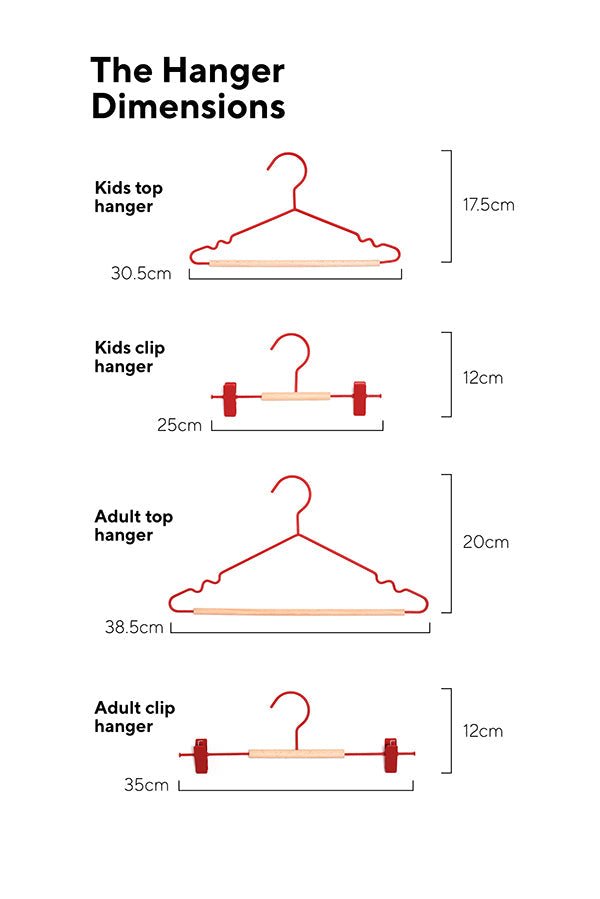 Mustard Made US · Kids Clip Hangers in Poppy | socius design in Rochester, MN