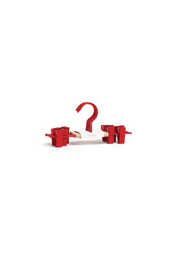 Mustard Made US · Kids Clip Hangers in Poppy | socius design in Rochester, MN