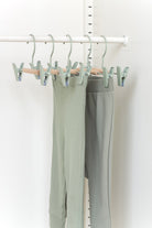 Mustard Made US · Kids Clip Hangers in Sage | socius design in Rochester, MN