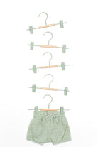 Mustard Made US · Kids Clip Hangers in Sage | socius design in Rochester, MN