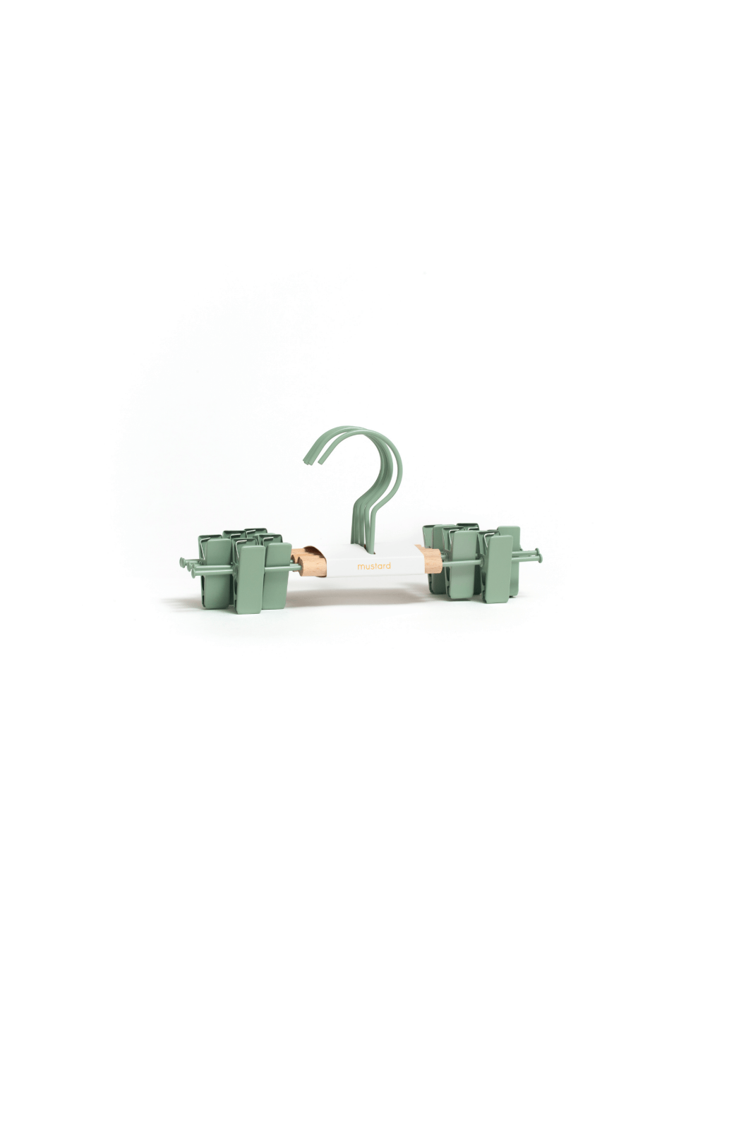 Mustard Made US · Kids Clip Hangers in Sage | socius design in Rochester, MN
