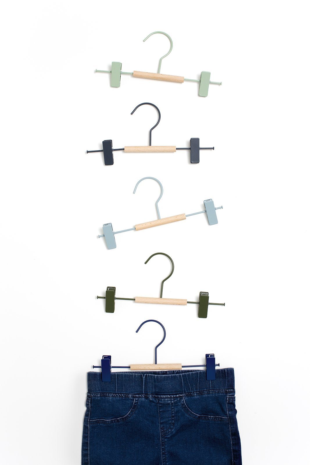 Mustard Made US · Kids Clip Hangers in Winter | socius design in Rochester, MN