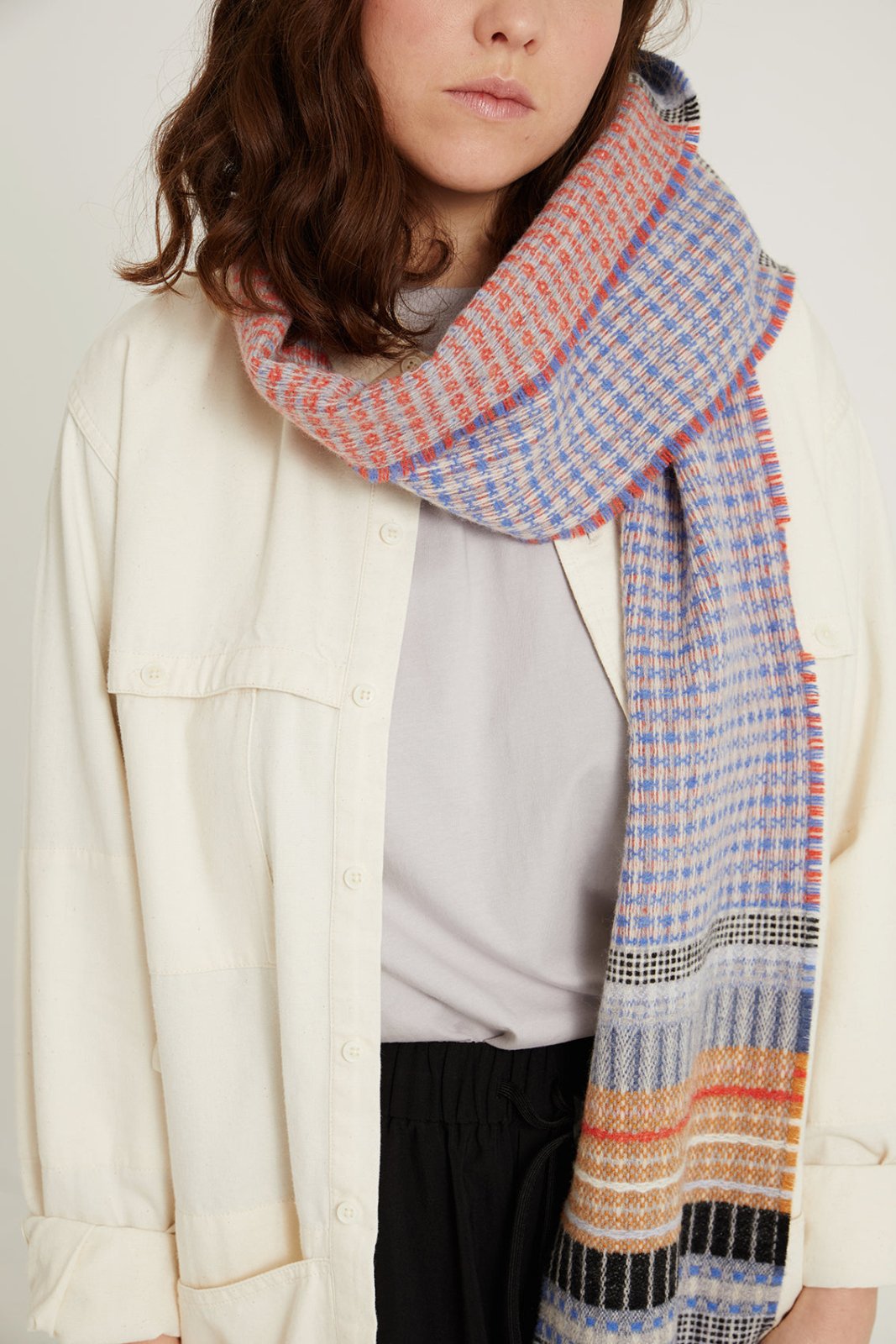 Wallace Sewell · Merino Lambswool Scarf · Wallace Sewell · Fremont "Lobster" | socius design in Rochester, MN