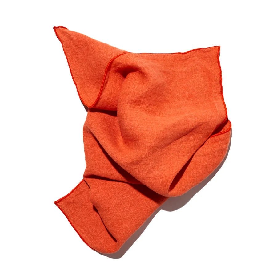 MADRE Linen · Papaya 18" sq Linen Napkin Set · MADRE Linen | socius design in Rochester, MN