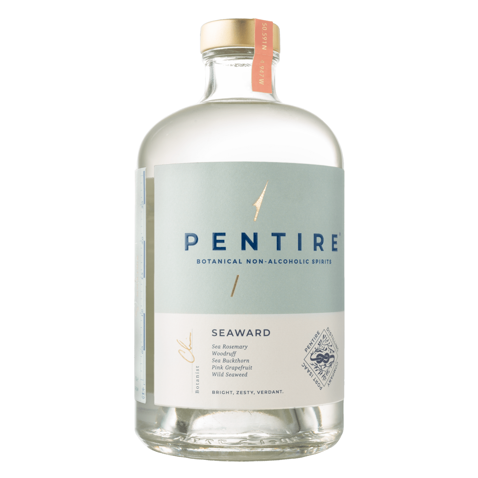 Pentire Drinks Inc. · Pentire Seaward 70cl · Non - Alcoholic Spirit | socius design in Rochester, MN