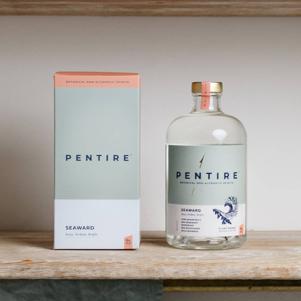 Pentire Drinks Inc. · Pentire Seaward 70cl · Non - Alcoholic Spirit | socius design in Rochester, MN